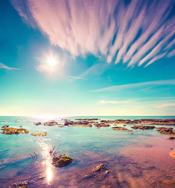 Sabah Giallonardo sahilde — Stok fotoğraf