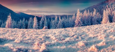 ilk dağ güneş ışınlarının