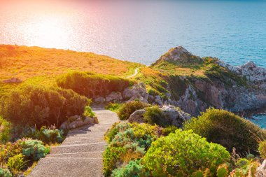 renkli bahar sunset bulvarında cape milazzo