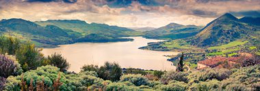 Retro tarzı tonda panorama