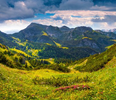 Teleferik Konigsee Gölü üzerinde