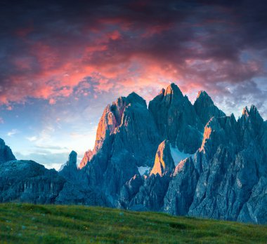 Seekofel mountain range