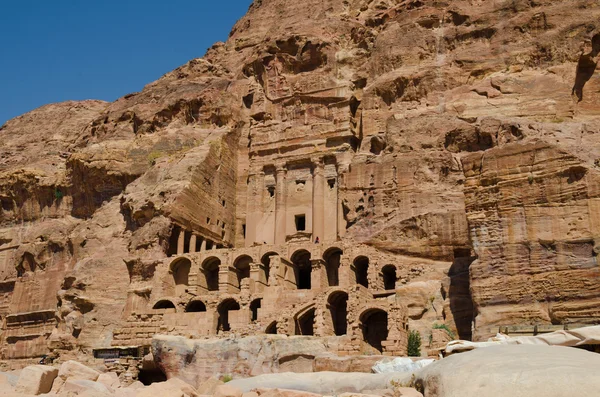 Tamples van de stad Petra — Stockfoto