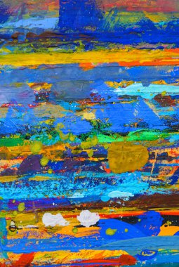 Makro, farklı renkte yağlı boya. Renkli bir geçmiş. Dikey resim