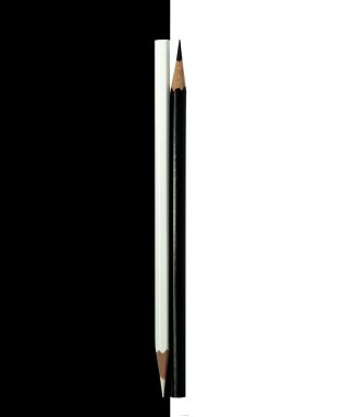 Beyaz ve siyah kalem