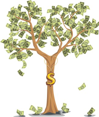 Dolarlı para ağacı