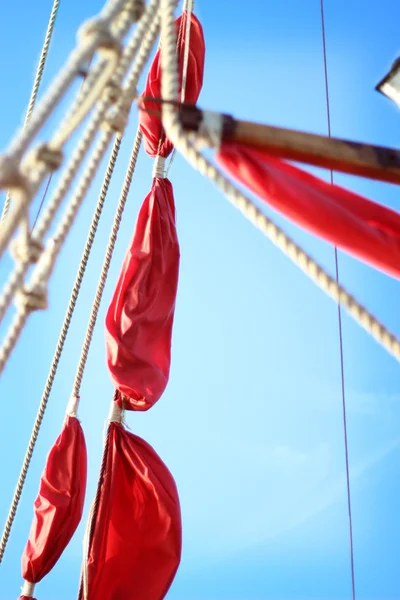 Rode Zeilen — Stockfoto