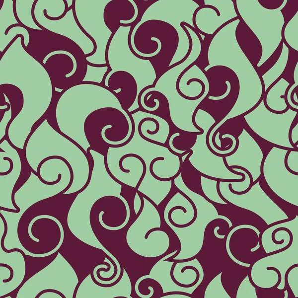 Humo verde abstracto. textura sin costuras — Vector de stock