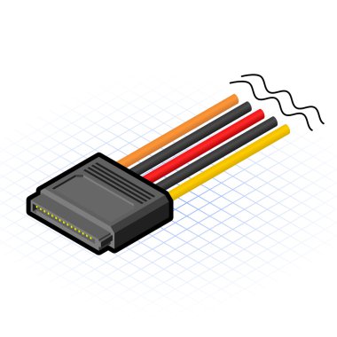 İzometrik 16 Pin Sata bağlantısı
