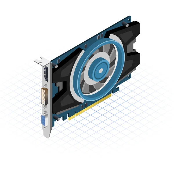 Gráficos de vídeo isométricos Array — Vetor de Stock