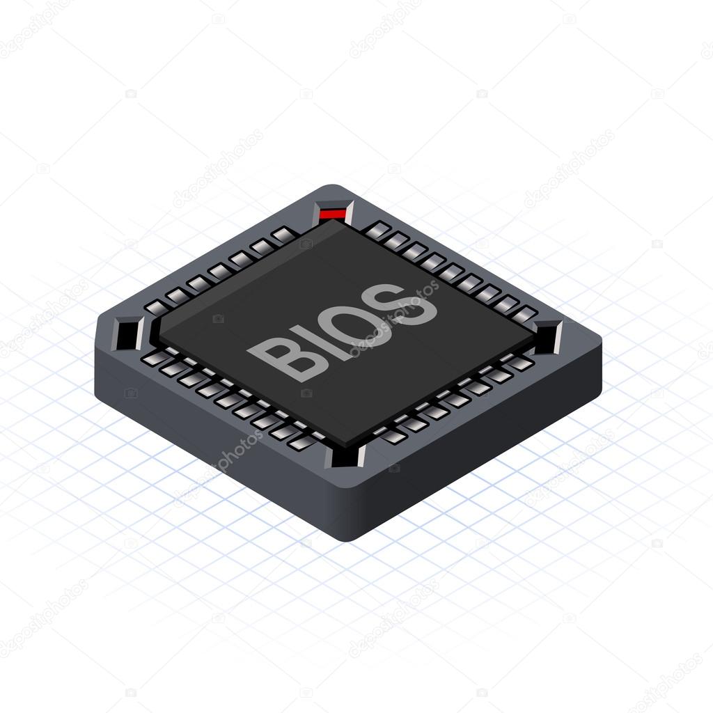 Isometric BIOS Chip
