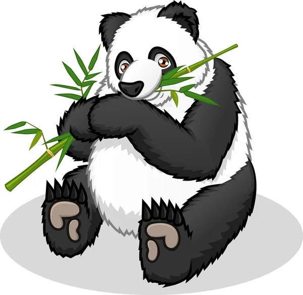 Ilustración de dibujos animados gigante de alta calidad del vector del panda — Vector de stock