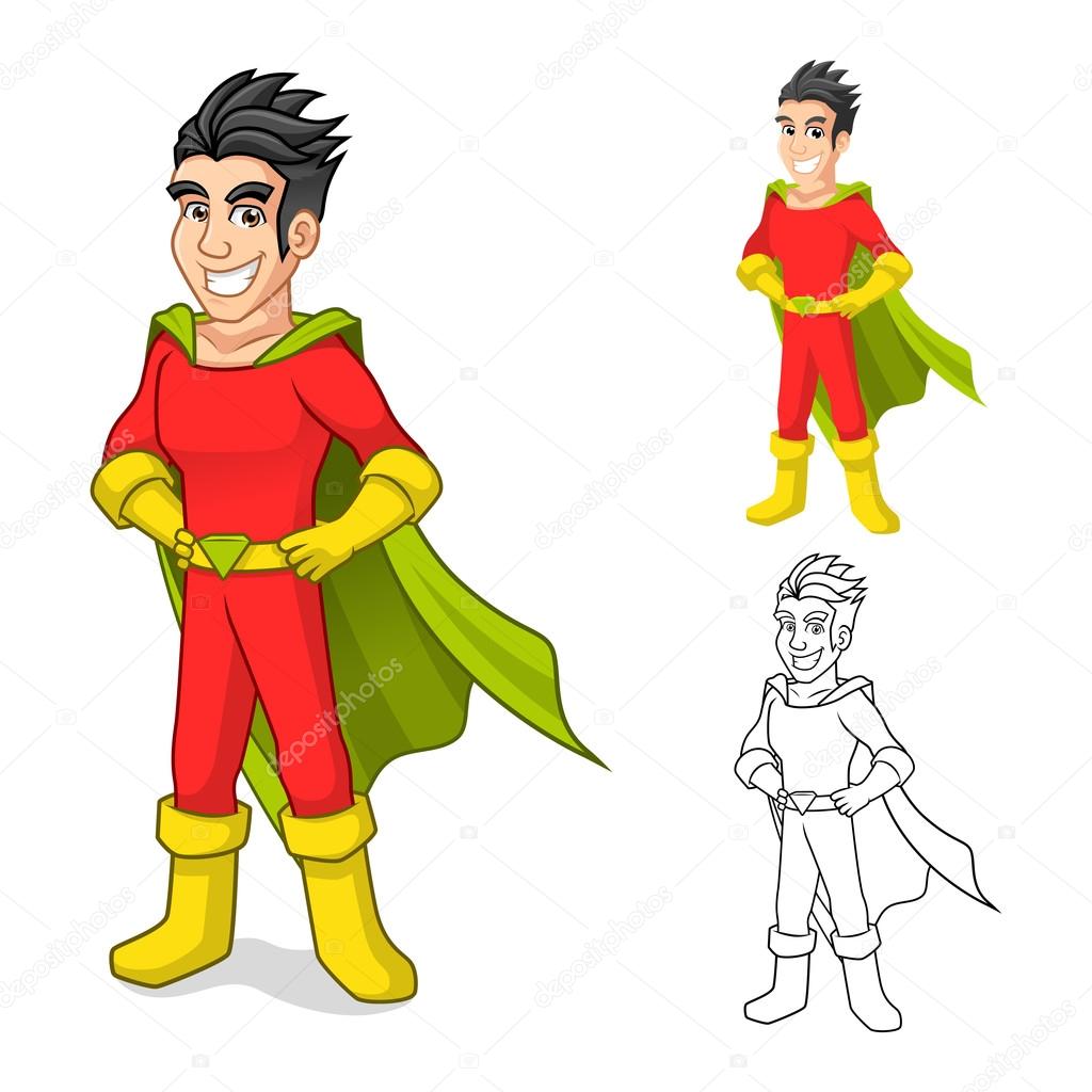 マントと立ちポーズとクールなスーパー ヒーロー漫画のキャラクター ストックベクター C Ridjam マントと立ちポーズとクールなスーパー ヒーロー漫画のキャラクター ストックベクター C Ridjam