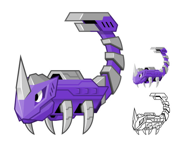 Персонаж мультфильма "Скорпион"
