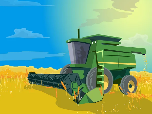 Harvester Stock Photo