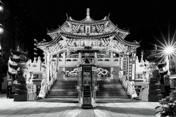 Soirée Sanctuaire Empereur Guan Chinatown Dédiée Empereur Iiie Siècle Guan — Photo