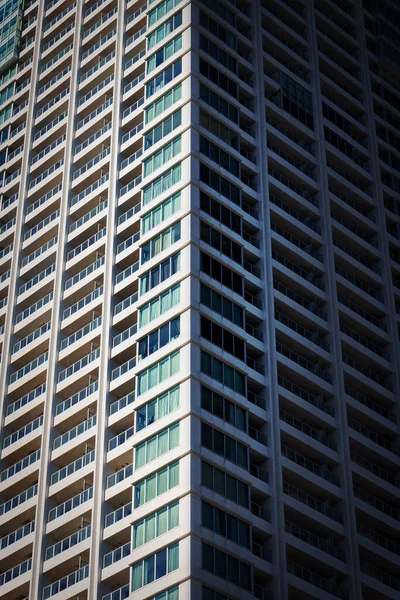 Mirando Los Pisos Edificio Apartamentos Yokosuka Japón —  Fotos de Stock