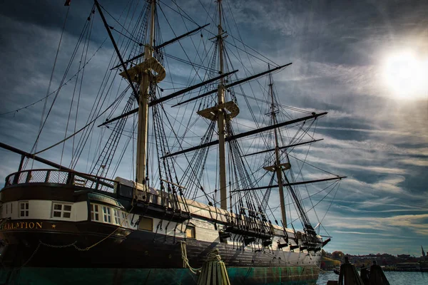 Uss Constellation Affectionately Known Connie Her Crews Decommissioned Sitting Baltimore — Stock Photo, Image