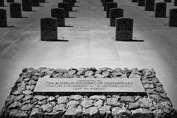 Tumbas Soldados Búfalos Del Ejército Estadounidense Cementerio Concordia Paso Texas —  Fotos de Stock
