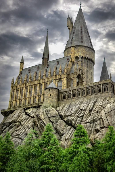 Hogwarts School Witchcraft Wimardry Witchcraft World Harry Potter Universal Studios — 스톡 사진