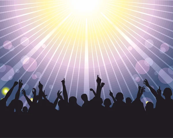 Konserde kalabalık