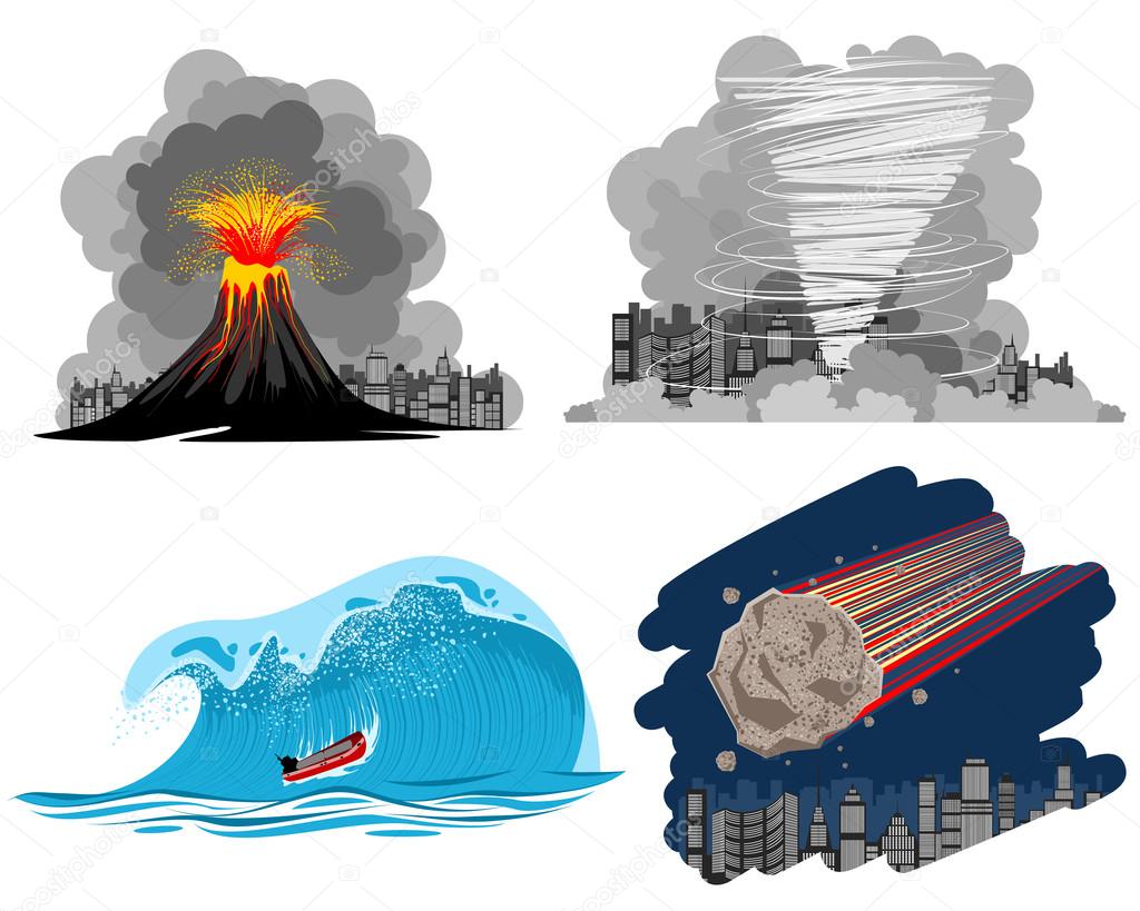 Four natural disasters