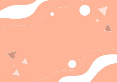 Soyut serbest biçim geometrik arkaplan, Vektör ve illüstrasyon, şekil pankartı veya poster tasarımı.