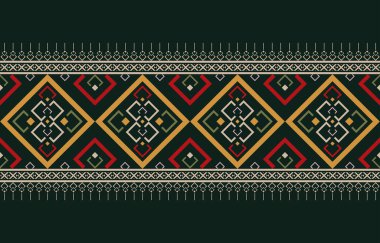 Arka plan, halı, duvar kağıdı, giysi, ambalaj, kumaş, Vektör illüstrasyonu için geleneksel etnik oryantasyon deseni.