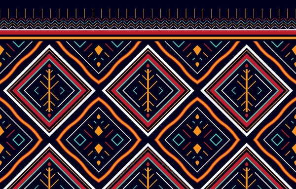 Modèle Ikat Oriental Ethnique Traditionnel Design Pour Arrière Plan Tapis — Image vectorielle