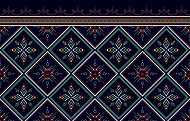 Soyut etnik oryantal model geçmişi. Vektör ve illüstrasyon.