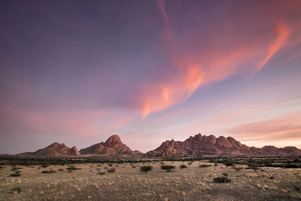 Spitzkoppe v Namibii — Stock fotografie