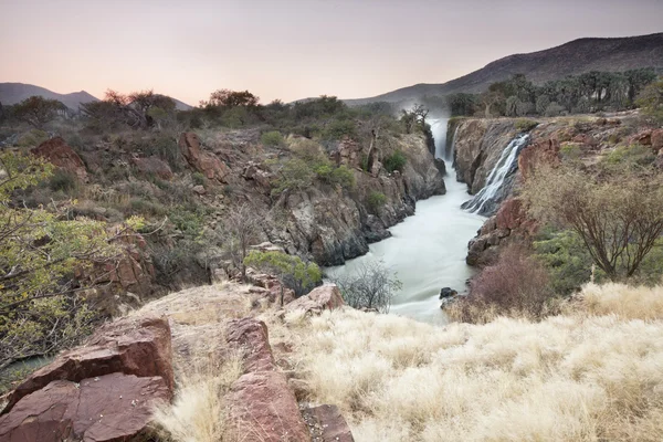 Epupa falls in Namib — Stock Photo, Image