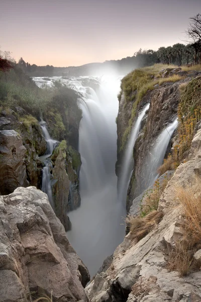 Epupa vodopád na řece Kunene — Stock fotografie