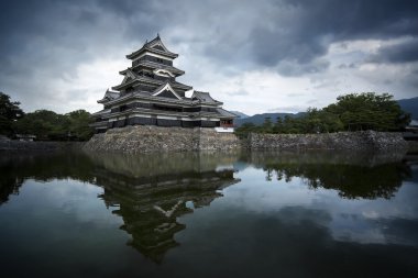 Matsumoto Castle in Japan clipart