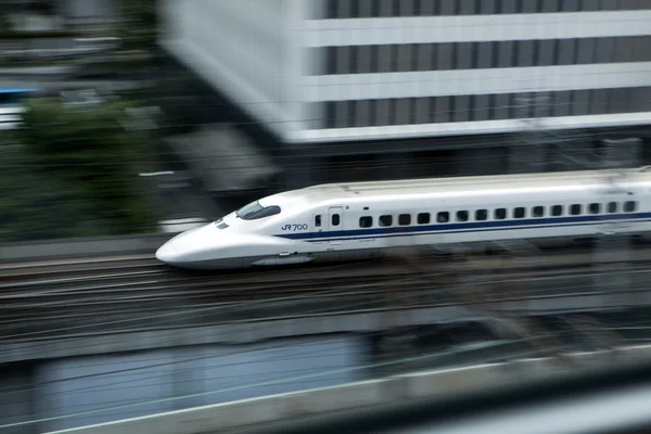 Bullet Treni in esecuzione ad alta velocità . — Foto Stock