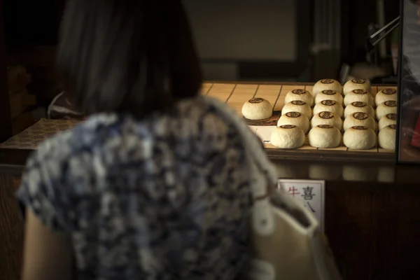 Geleneksel Japon buns atmak — Stok fotoğraf