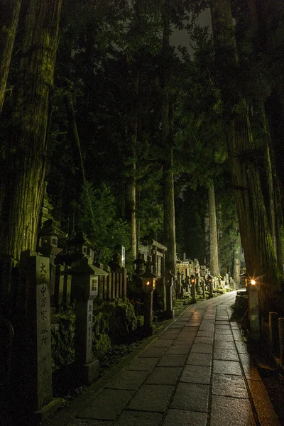 高野山奥の院墓地 — ストック写真