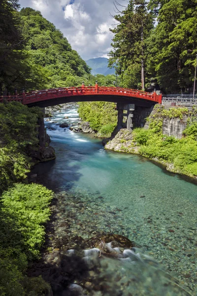 Shinkyo mostu w Nikko Tochigi, Japonia — Zdjęcie stockowe