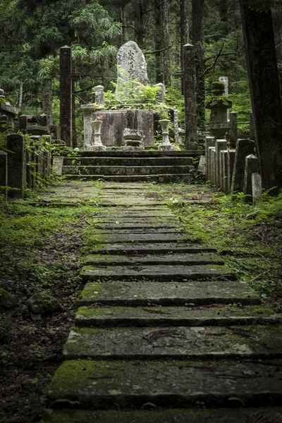 Buddyjski cmentarz w Kiyomizu-dera — Zdjęcie stockowe