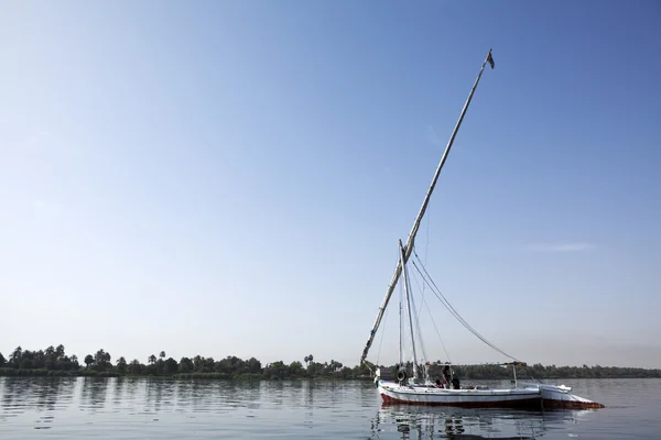 Barco Vela no Nilo — Fotografia de Stock