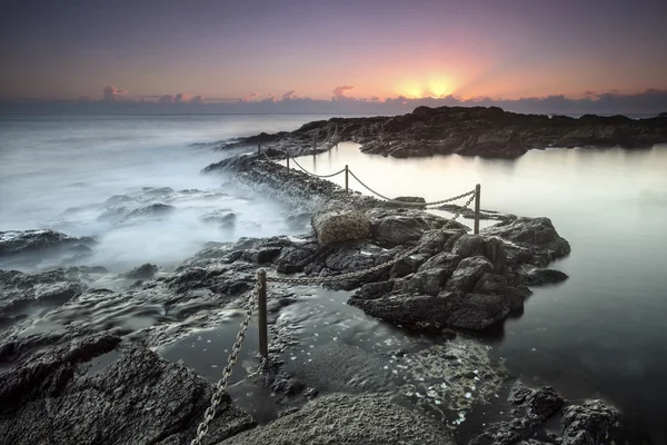 Cerca de piscina — Foto de Stock