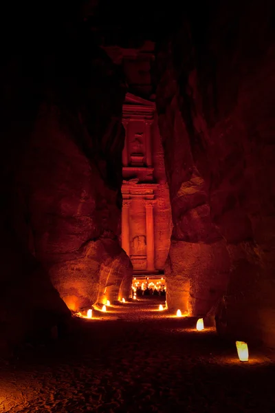 Monestry στο Petra — Φωτογραφία Αρχείου