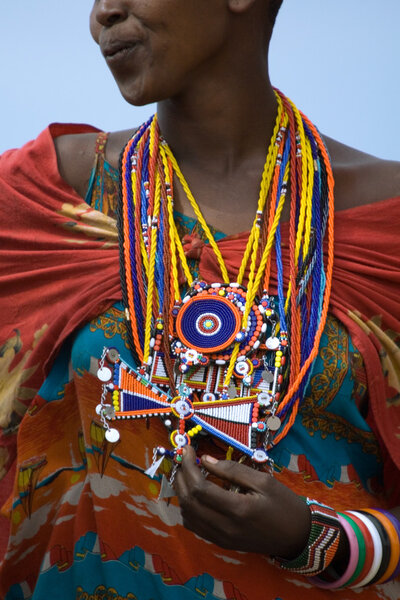 Woman from maasai tribe