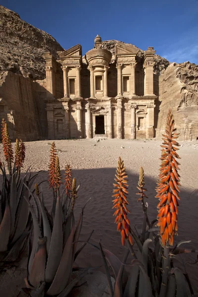 Monestry på Petra, Jordan — Stockfoto