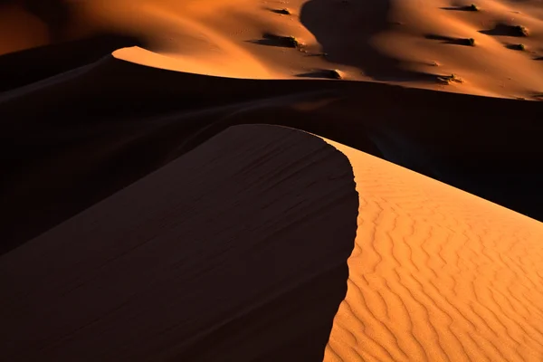 Converging dunes — Stock Photo, Image