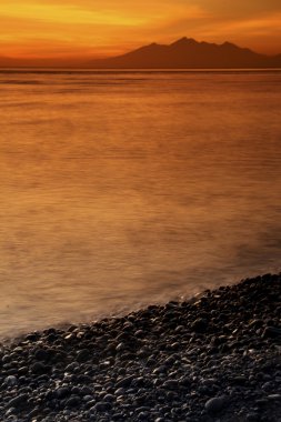 Kıyı sürücü sahneleri