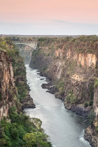 Most přes řeku Zambezi — Stock fotografie