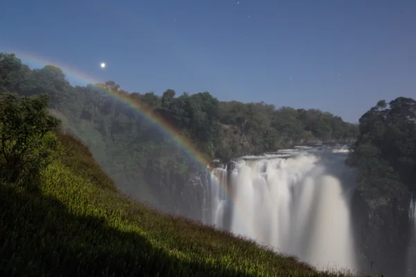 Victoria cae y el río Zambezi en Zimbabue . — Foto de Stock