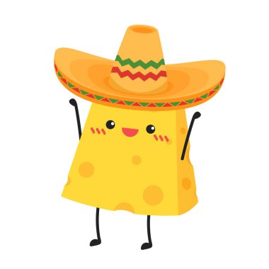 Peynir karakter tasarımı. Peynir beyaz arka planda. Sembol. maskotu.