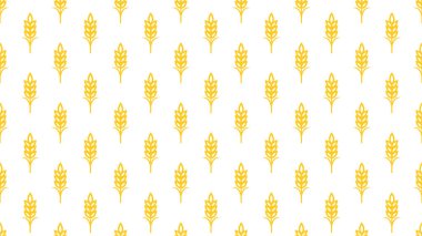 Buğday desenli duvar kağıdı. Yulaf sembolü. Metin için boş alan. Pirinç işareti. Pirinç desenli duvar kağıdı.